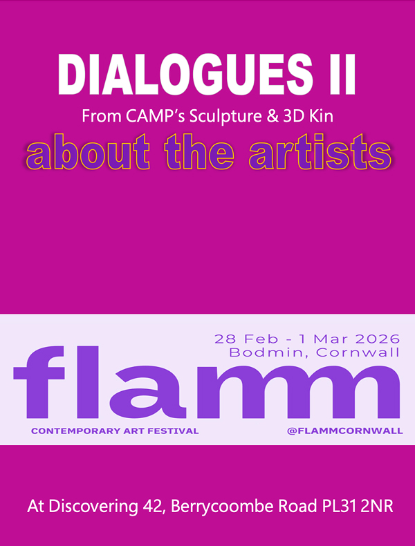 Poster for Dialogues II FLAM art festival